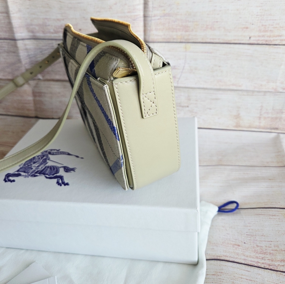 AUTHENTIC NEW BURBERRY SNIP CROSSBODY BAG NEW - Picture 10 of 15